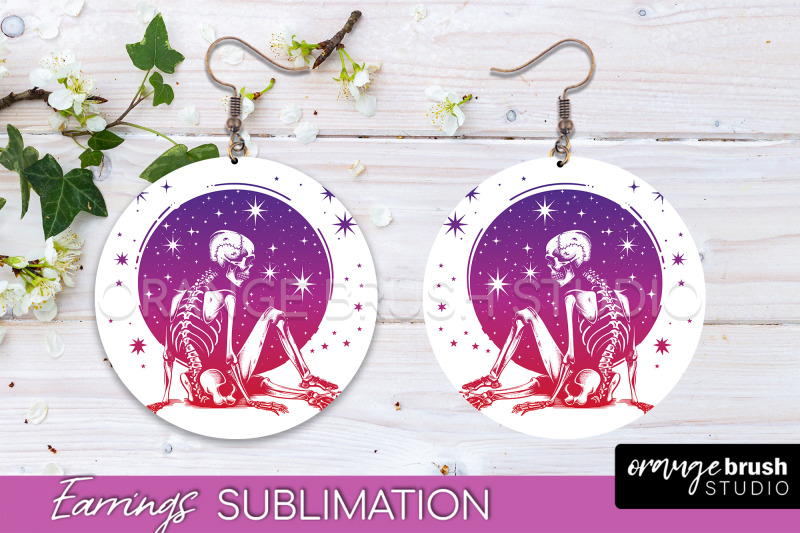 boho-mystical-round-earrings-sublimation-celestial-earrings