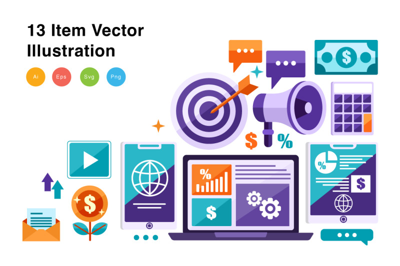 digital-marketing-elements-vector-illustration