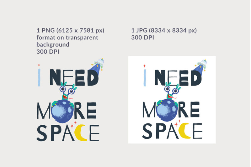 i-need-more-space-sublimation-design