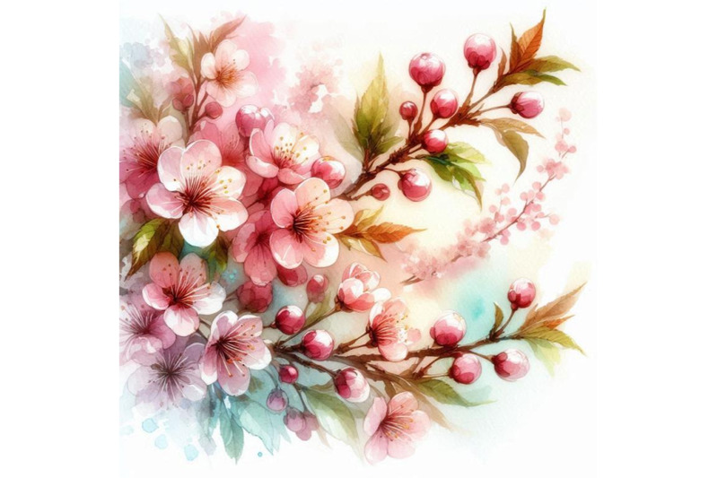 a-bundle-of-4-1-beautiful-background-with-blossoming