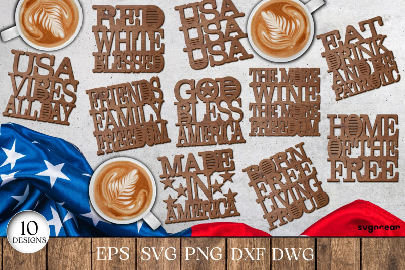 patriotic-coasters-laser-cut-bundle