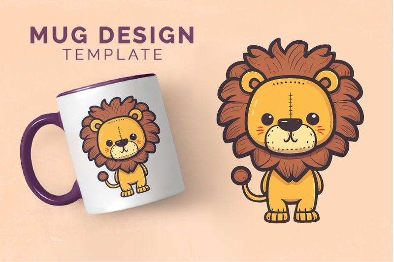 cute-flat-lions-02-tshirt-sticker