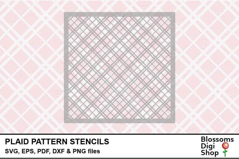 plaid-pattern-stencils-svg-eps-pdf-dxf-and-png-files