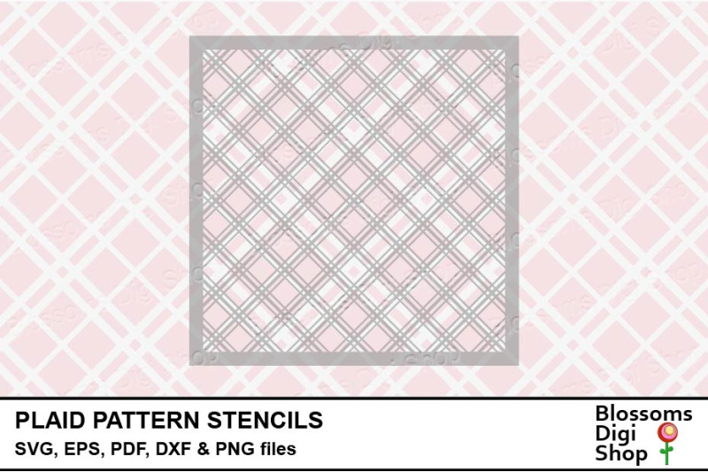 plaid-pattern-stencils-svg-eps-pdf-dxf-and-png-files