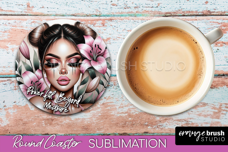 affirmation-coaster-sublimation-round-coaster-png-design