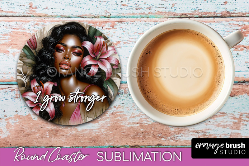 affirmation-coaster-sublimation-round-coaster-png-design