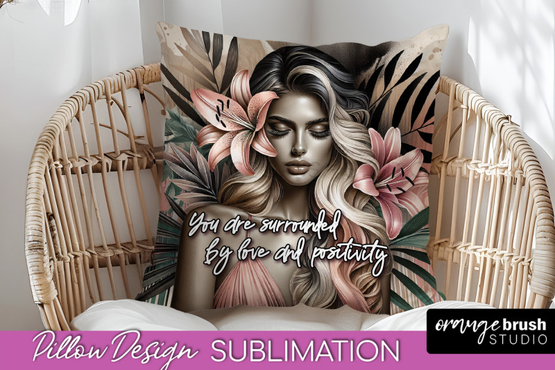 daily-affirmations-pillow-cover-floral-pillow-sublimation