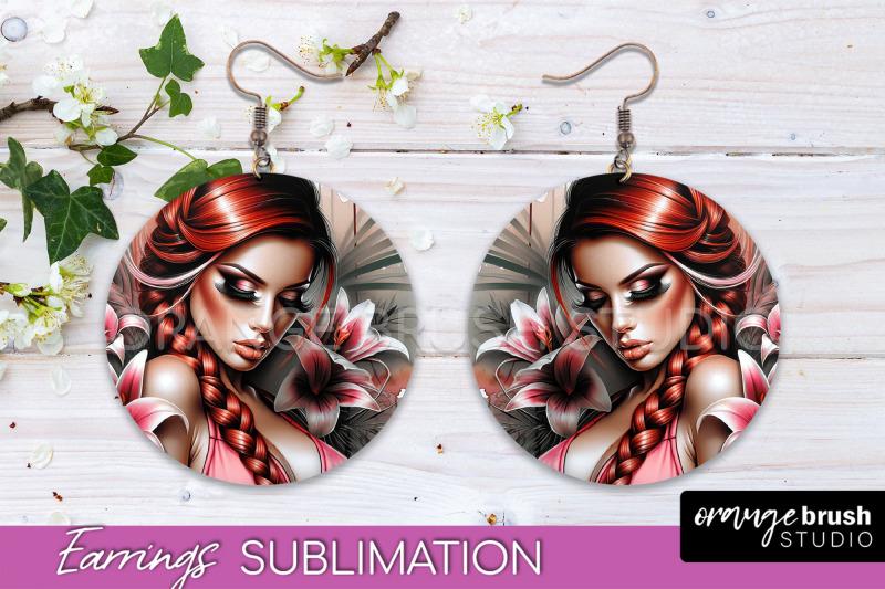 floral-girl-earrings-png-summer-earrings-sublimation