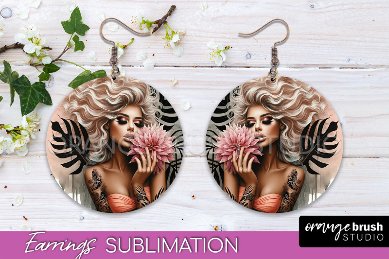 floral-girl-earrings-png-summer-earrings-sublimation