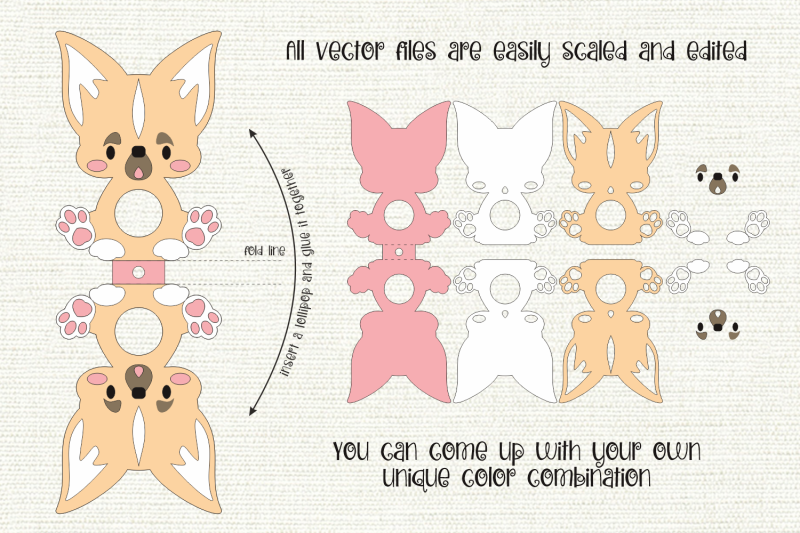 chihuahua-dog-lollipop-holder-paper-craft-template