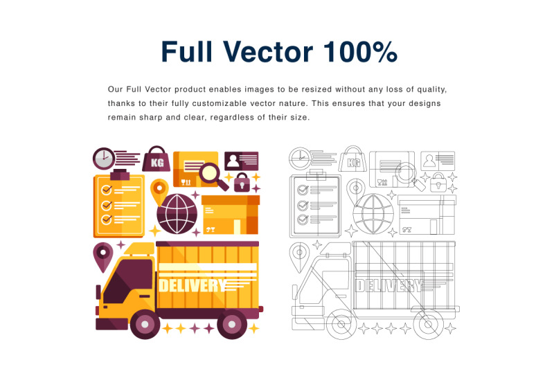 logistic-elements-vector-illustration