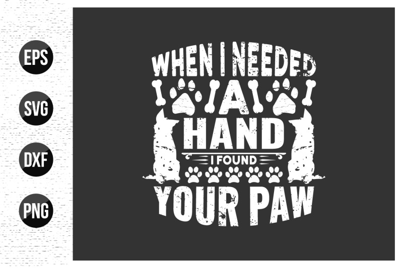 dog-typographic-t-shirt-design-vector-animals-quotes-design