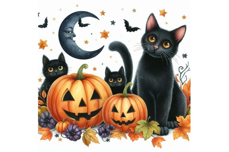 4-01-halloween-black-cat-pumpkin