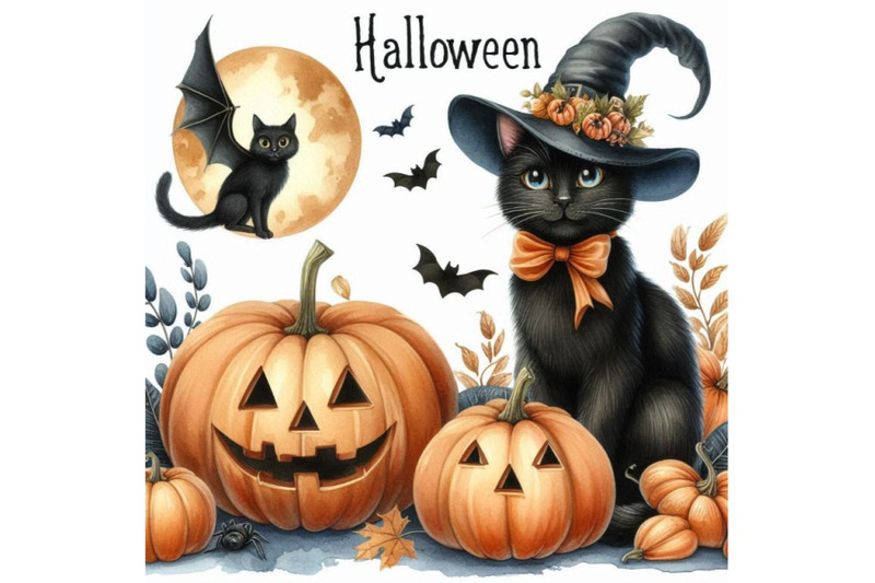 4-01-halloween-black-cat-pumpkin