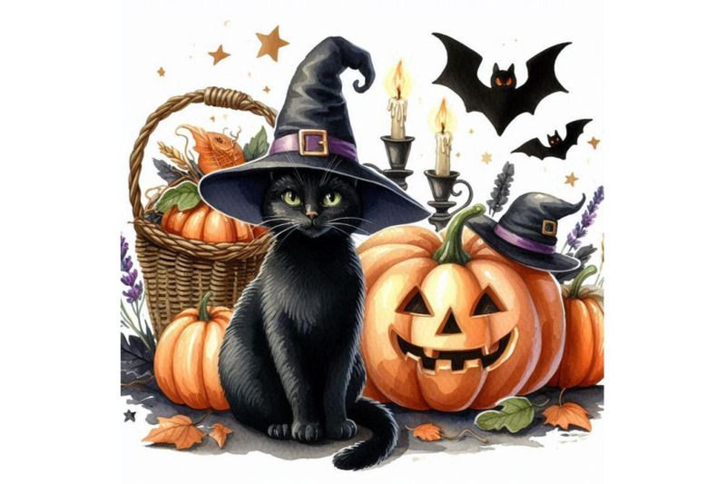 4-01-halloween-black-cat-pumpkin