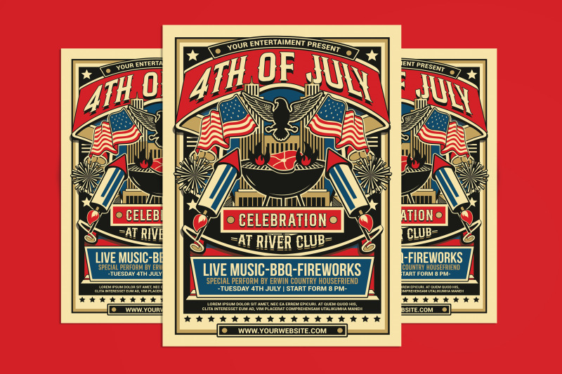 4th-of-july-celebration-flyer