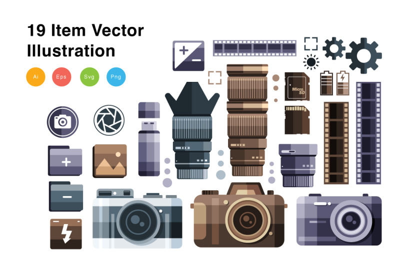 photography-elements-vector-illustration