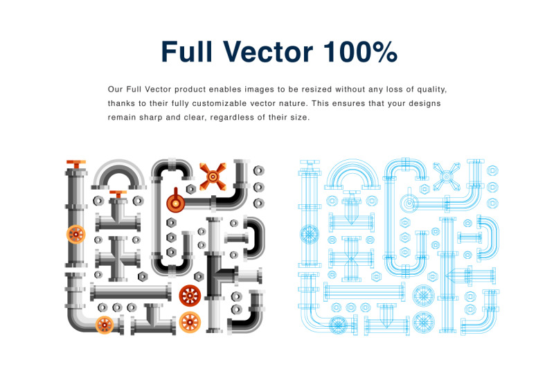 pipes-elements-vector-illustration