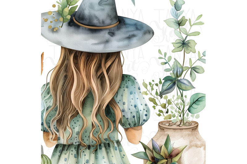 gardening-witch-png-digital-prints-mystical-artwork-plant-lover-des