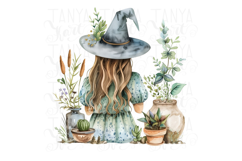 gardening-witch-png-digital-prints-mystical-artwork-plant-lover-des