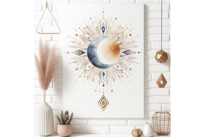 a-bundle-of-abstract-sun-moon-print-boho-mi