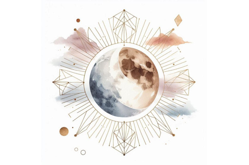 a-bundle-of-abstract-sun-moon-print-boho-mi