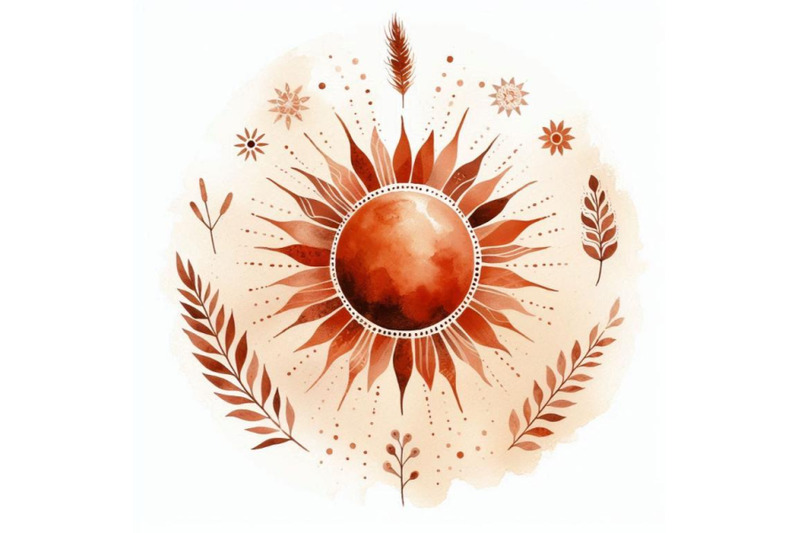 a-bundle-of-burnt-orange-sun-print-boho-mini