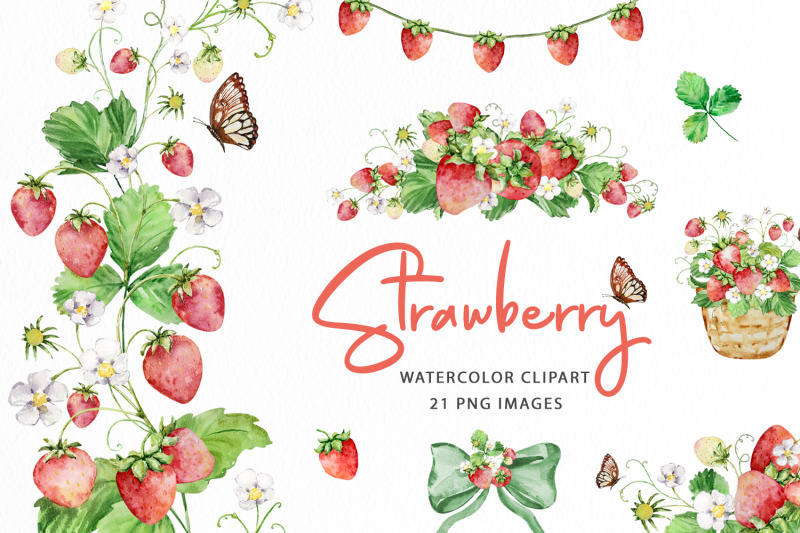 watercolor-strawberry-clipart