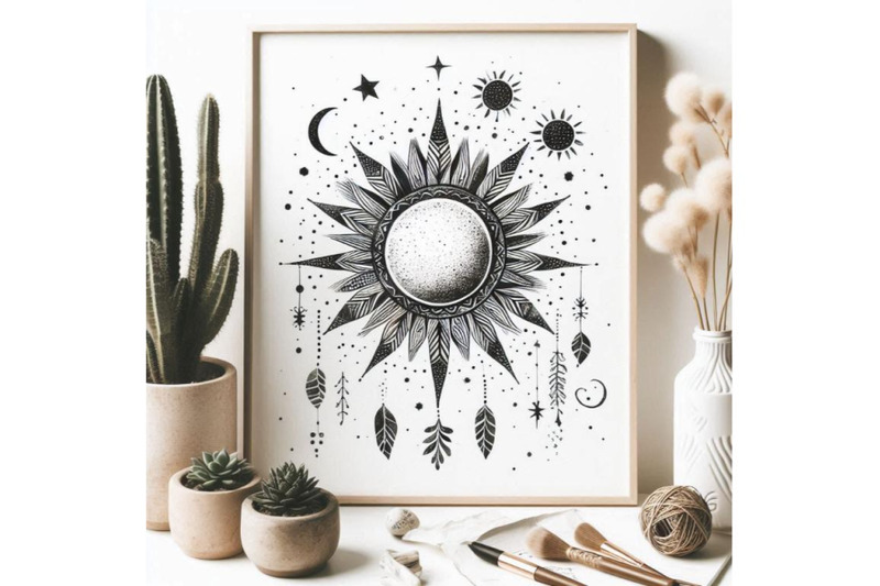 a-bundle-of-sun-print-boho-minimalist-printab