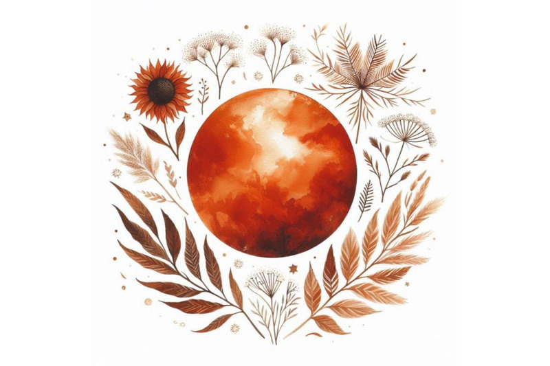 a-bundle-of-burnt-orange-sun-print-boho-mini