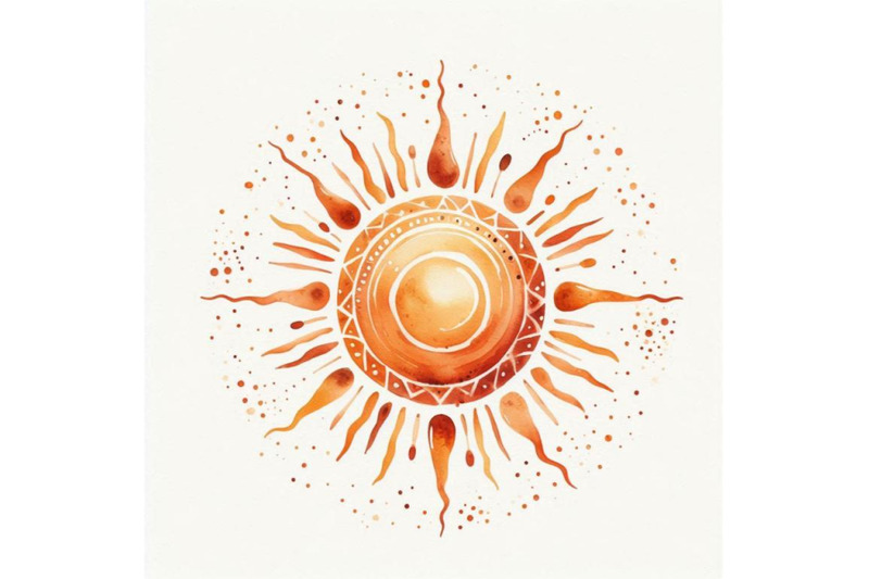 a-bundle-of-orange-sun-print-boho-minimalis