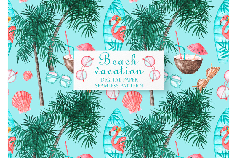 south-sea-watercolor-seamless-pattern-vacation-summer-palm-trees