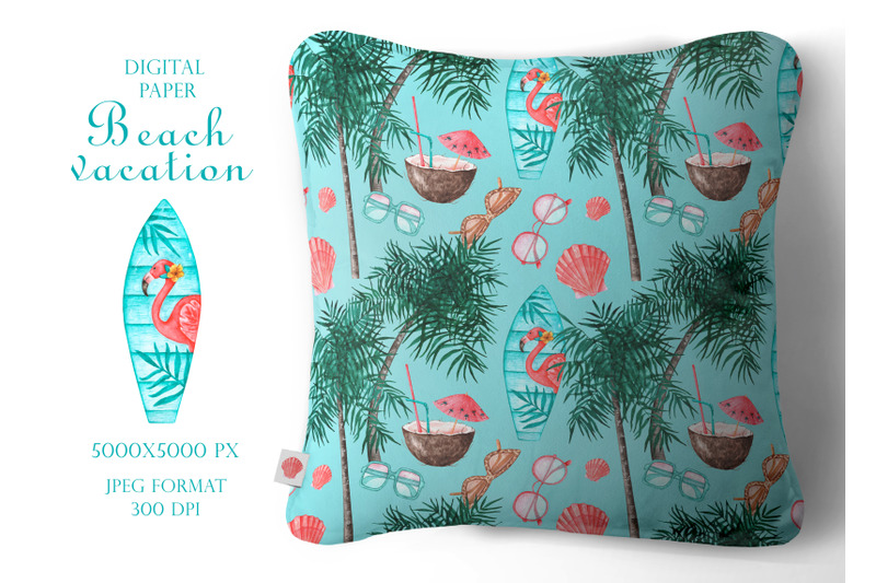 south-sea-watercolor-seamless-pattern-vacation-summer-palm-trees