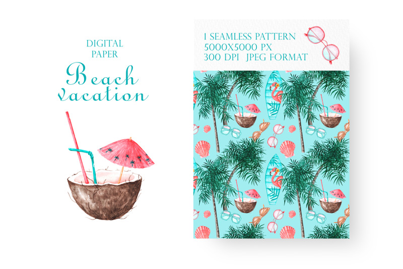 south-sea-watercolor-seamless-pattern-vacation-summer-palm-trees