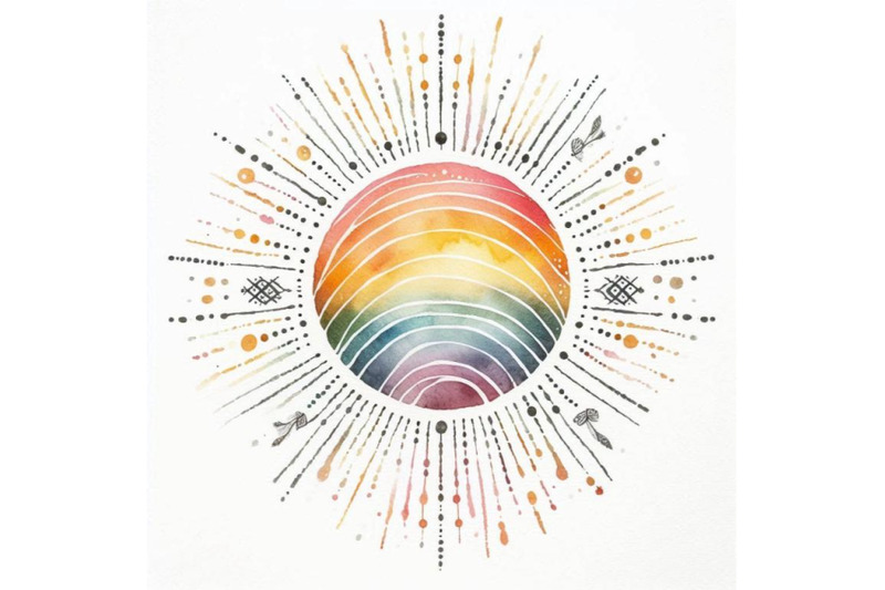 a-bundle-of-abstract-sun-rainbow-print-boho