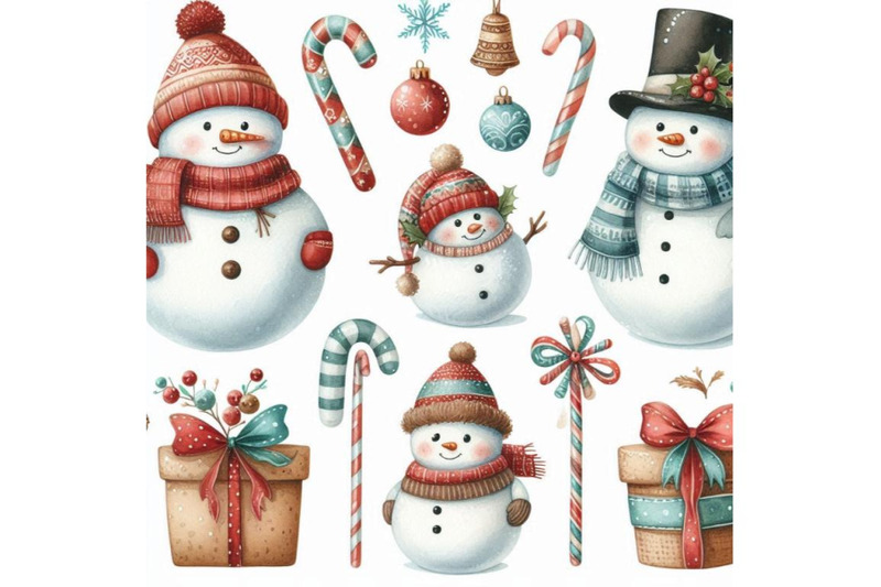 a-bundle-of-christmas-set-with-cute-snowme