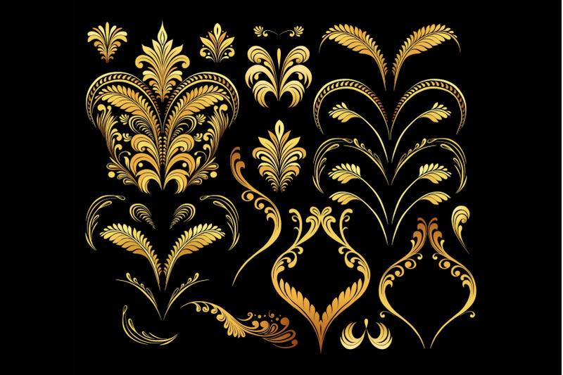 gold-vintage-glamour-flourishes-vector-decorative-elements