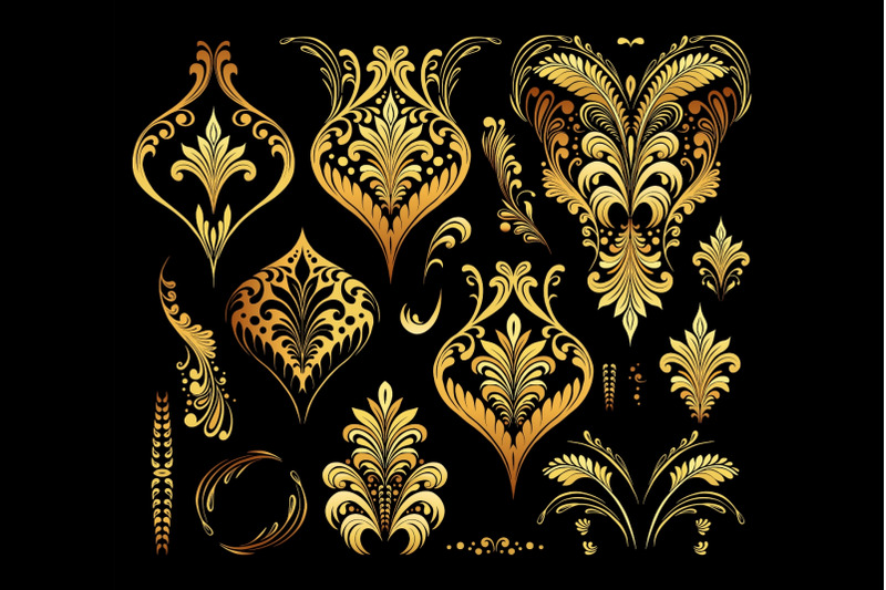 gold-vintage-glamour-flourishes-vector-decorative-elements