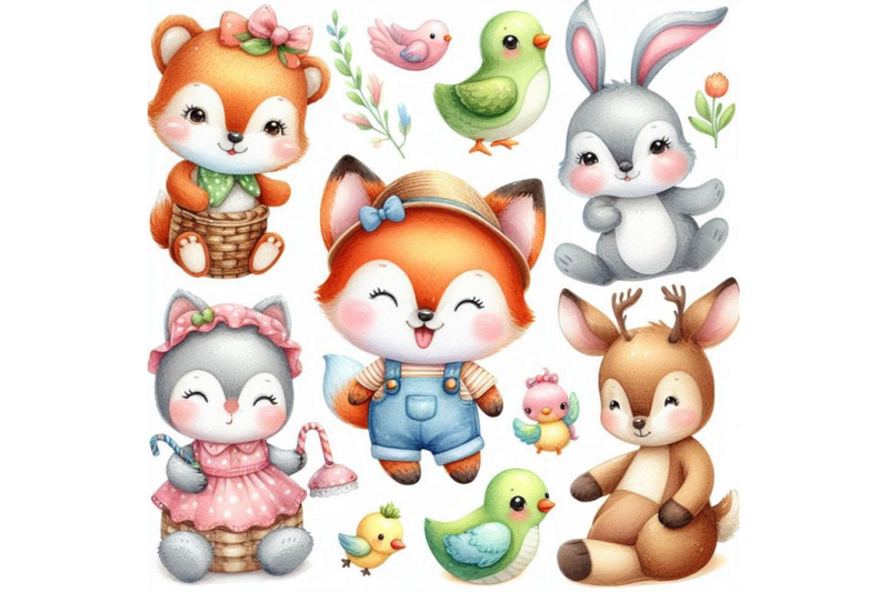 a-bundle-of-cute-cartoon-animals