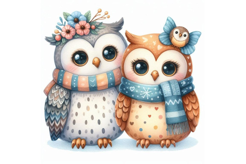 a-bundle-of-cute-cartoon-owls