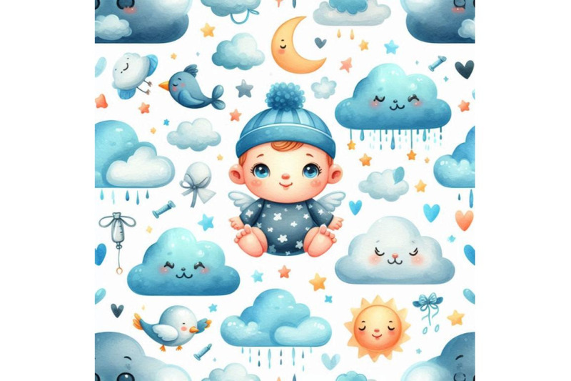 a-bundle-of-cute-baby-seamless-pattern-with