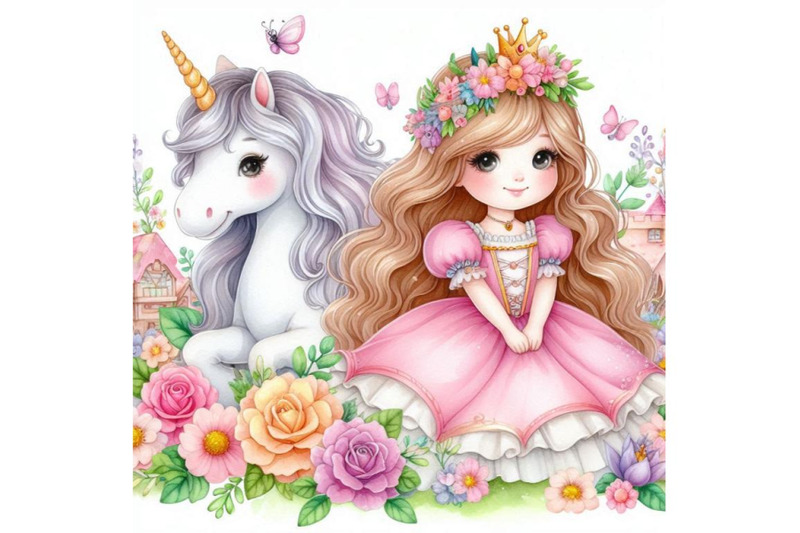 a-bundle-of-cute-cartoon-fairy-tale-princess