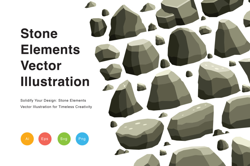 stone-elements-vector-illustration