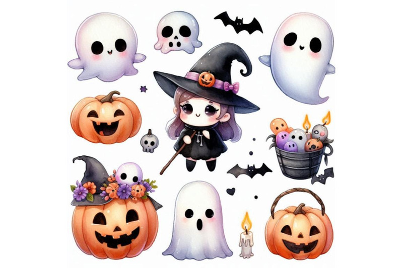 a-bundle-of-kawaii-cute-halloween-clipart-se