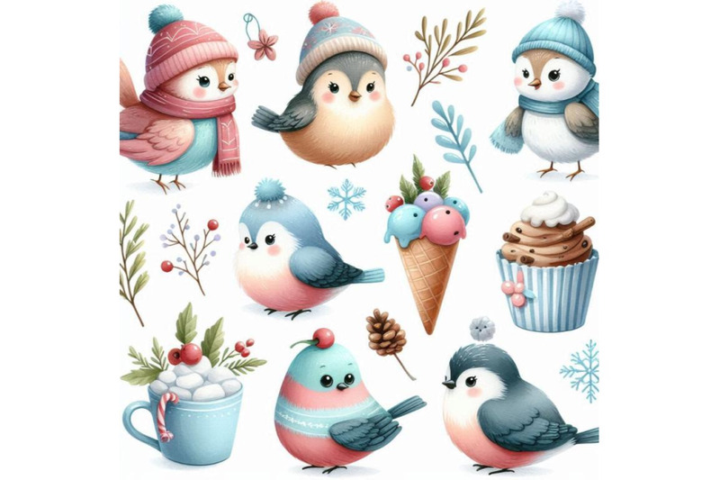 a-bundle-of-collection-of-cute-winter-birds