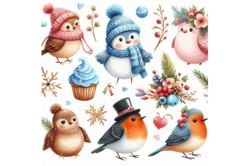 a-bundle-of-collection-of-cute-winter-birds