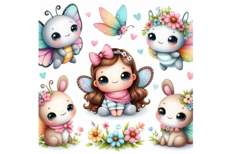 a-bundle-of-cute-cartoon-butterflies