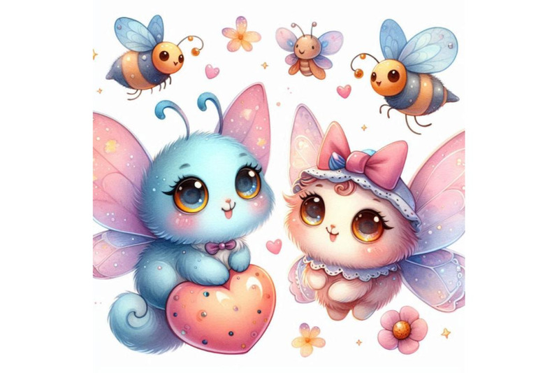 a-bundle-of-cute-cartoon-butterflies