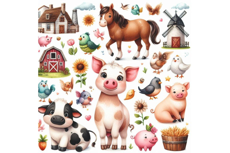 a-bundle-of-cute-farm-big-cartoon-farm-anim