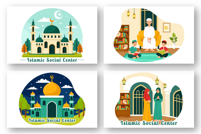 9-islamic-social-center-illustration